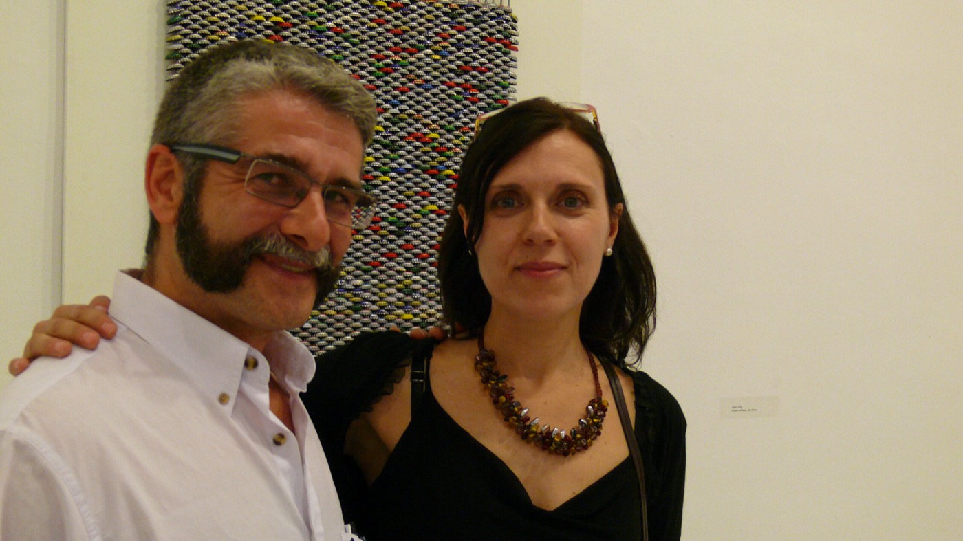 Fotografía «Con Alejandro Gorafe» de la portada de Tess Gallery